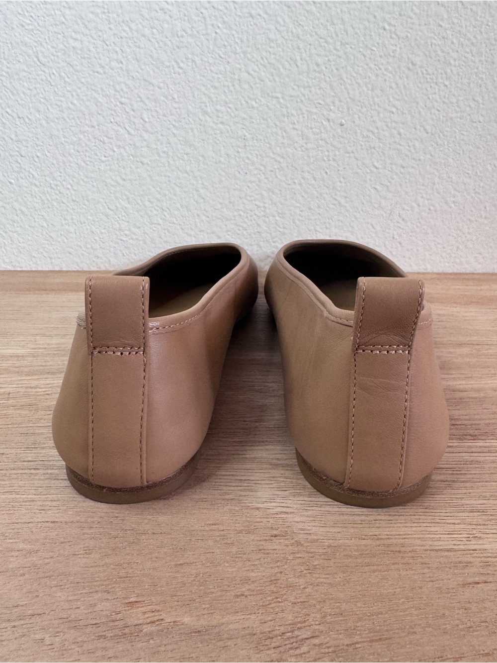 Vince Vivian Leather Ballet Flat Chai Nude Tan - Picture 5 of 10